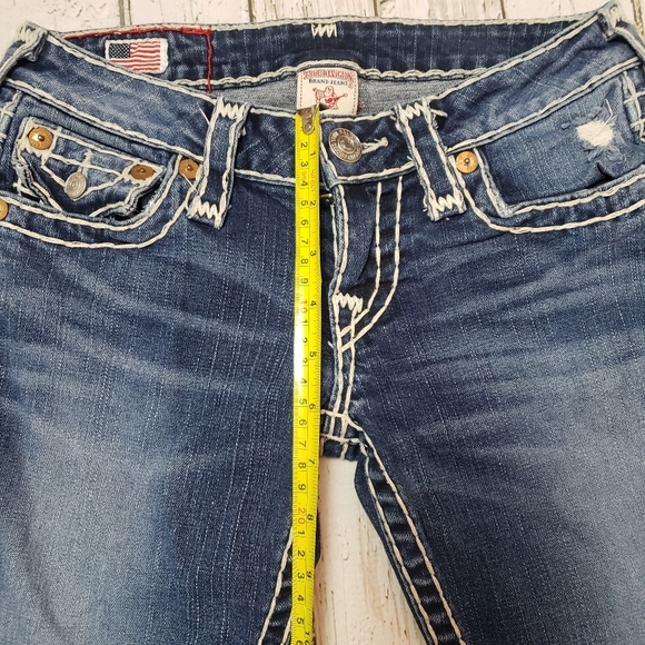 True Religion Vintage Billy Super T Jeans Pocket Flaps 25 - Picture 3 of 11